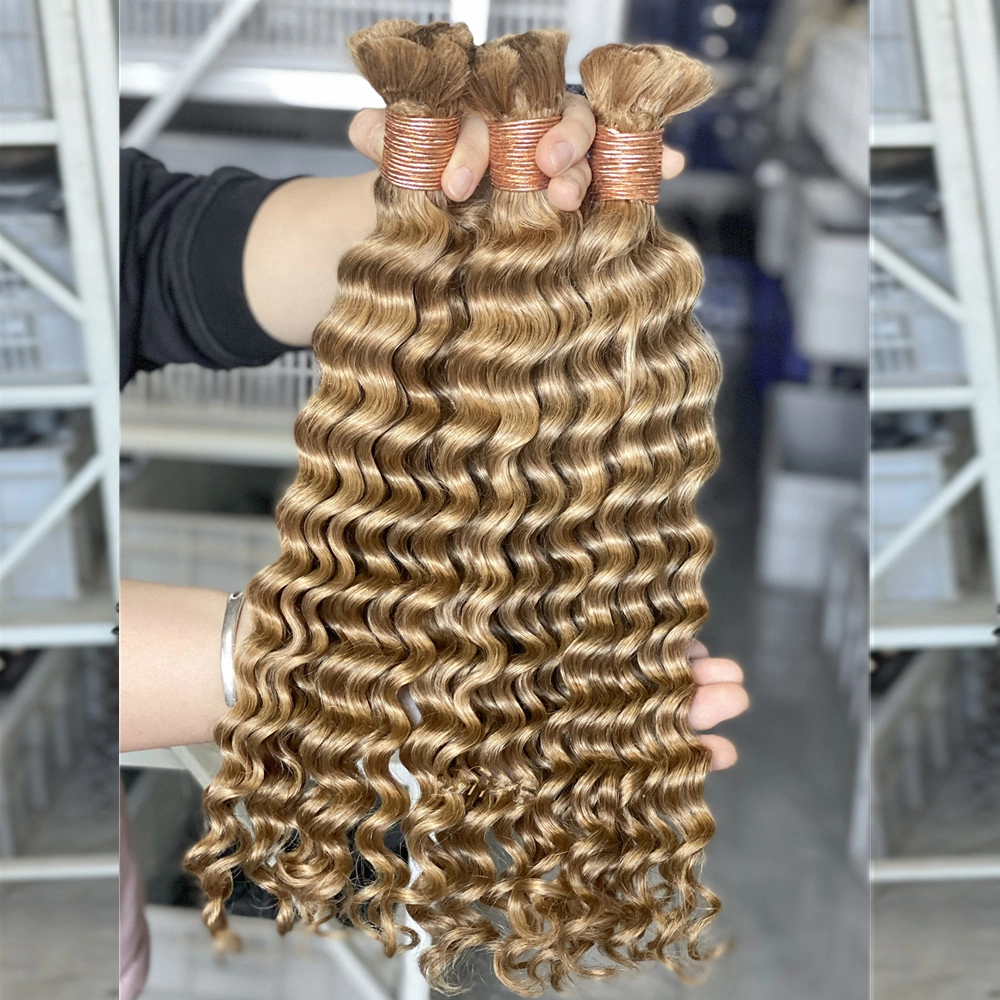 16inch #613 #27 #30 Color Deep Wave Pre Colored Hair Bulk